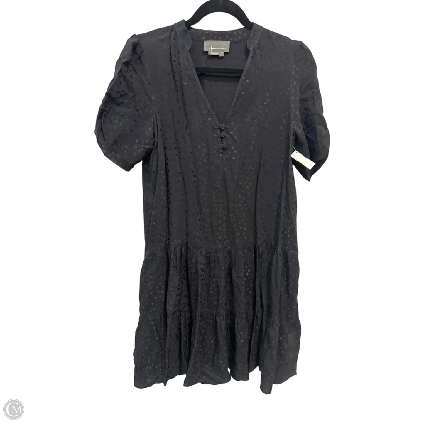 Dress Casual Midi By Anthropologie In Black, Size: Xs