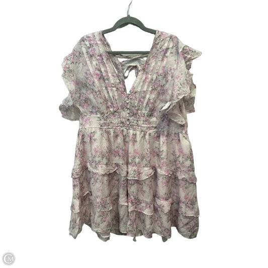 Dress Casual Short By Arula In Floral Print, Size: L