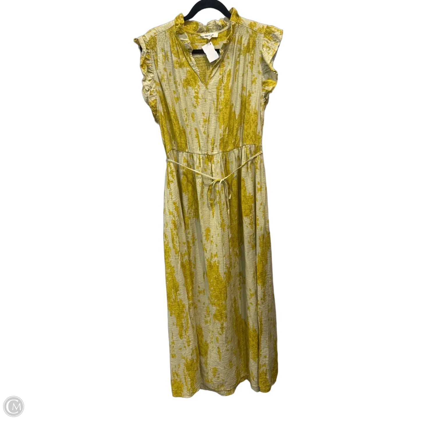 Dress Casual Maxi By Clothes Mentor In Yellow, Size: L