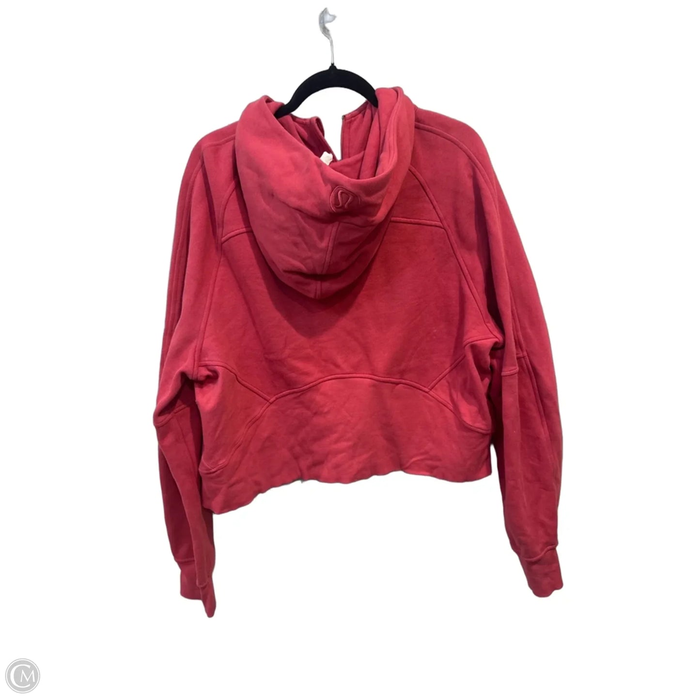 Athletic Jacket By Lululemon In Red, Size: Xl