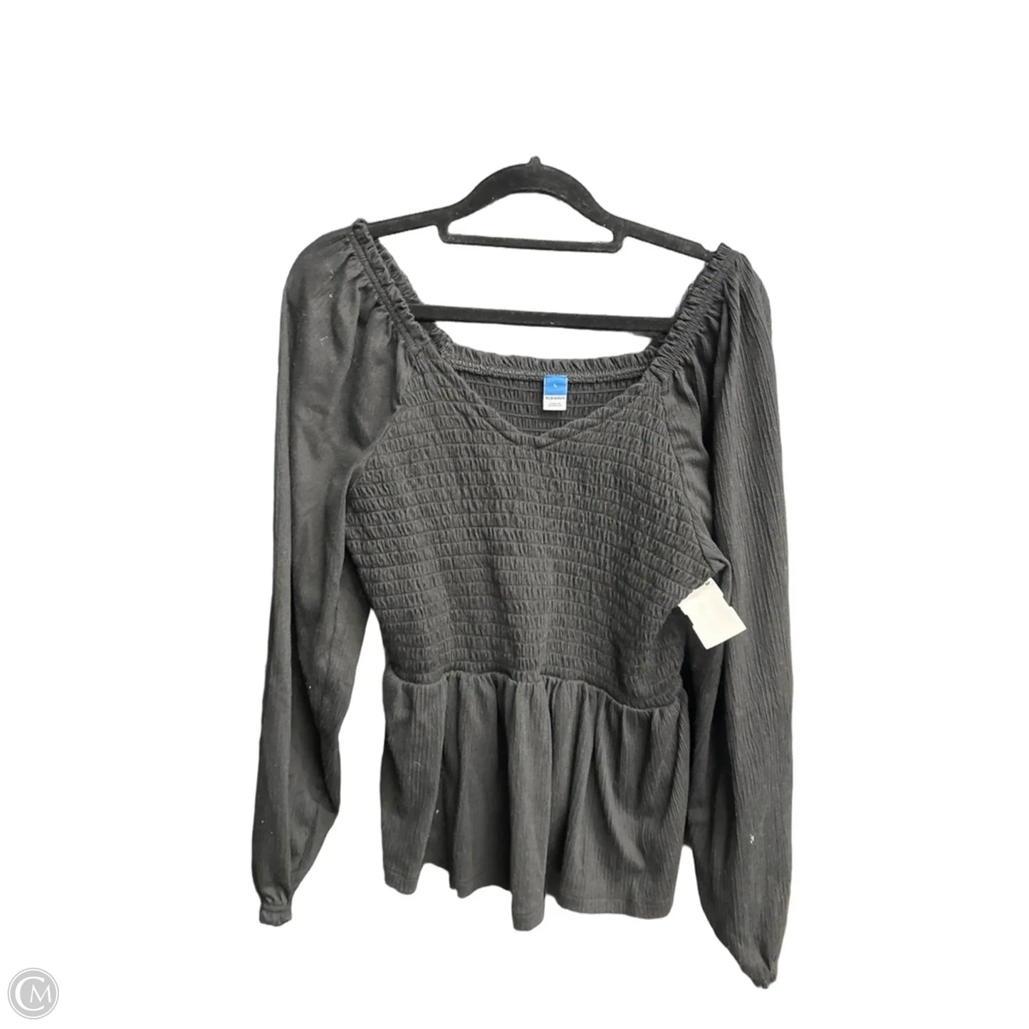 Top Long Sleeve By Old Navy In Black, Size: L