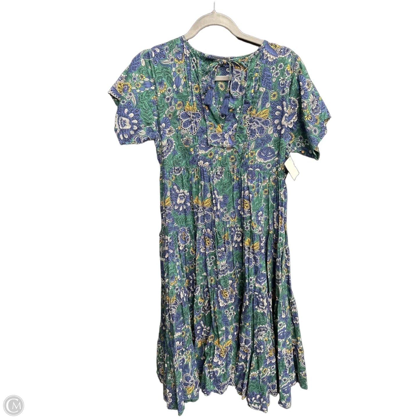 Dress Casual Midi By Olivaceous In Floral Print, Size: M