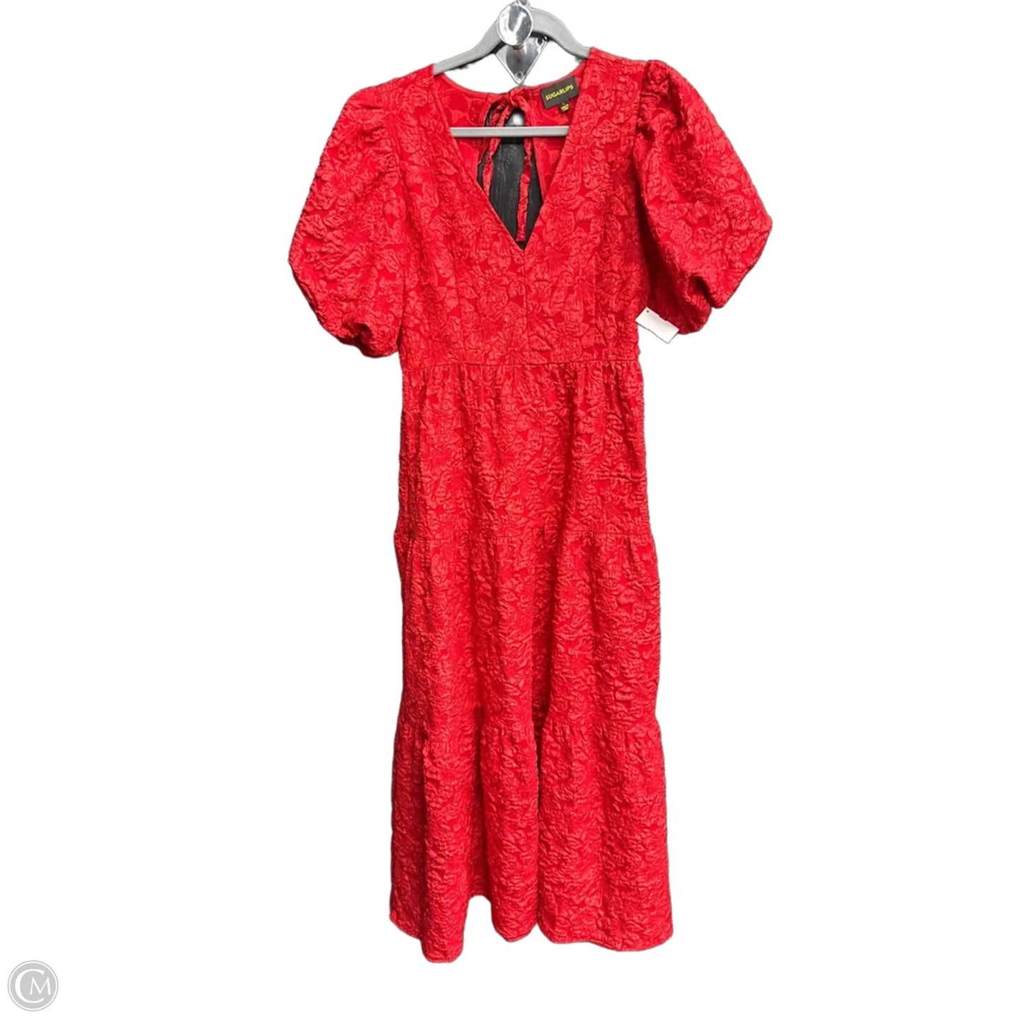 Dress Casual Maxi By Sugar Lips In Red, Size: L