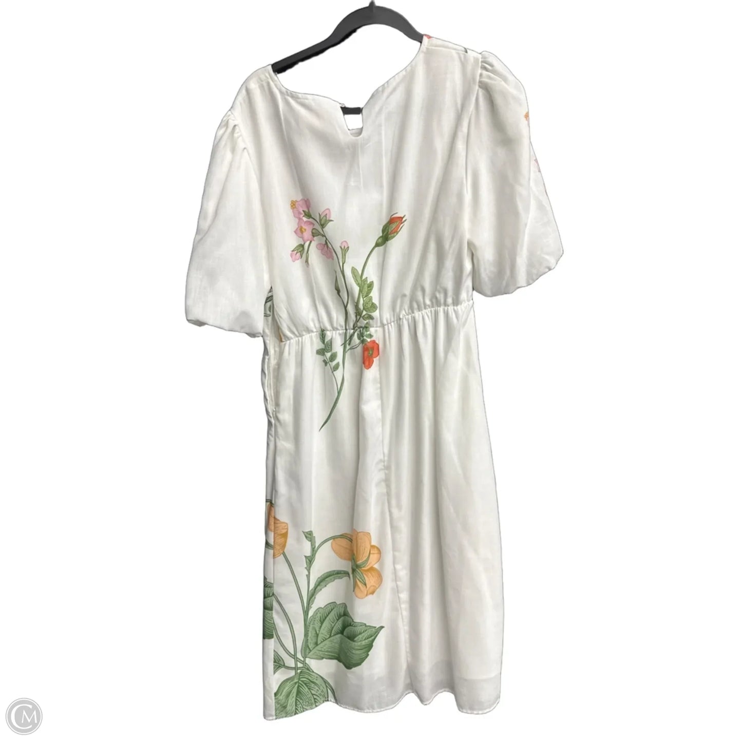 Dress Casual Maxi By Polygram In White, Size: M