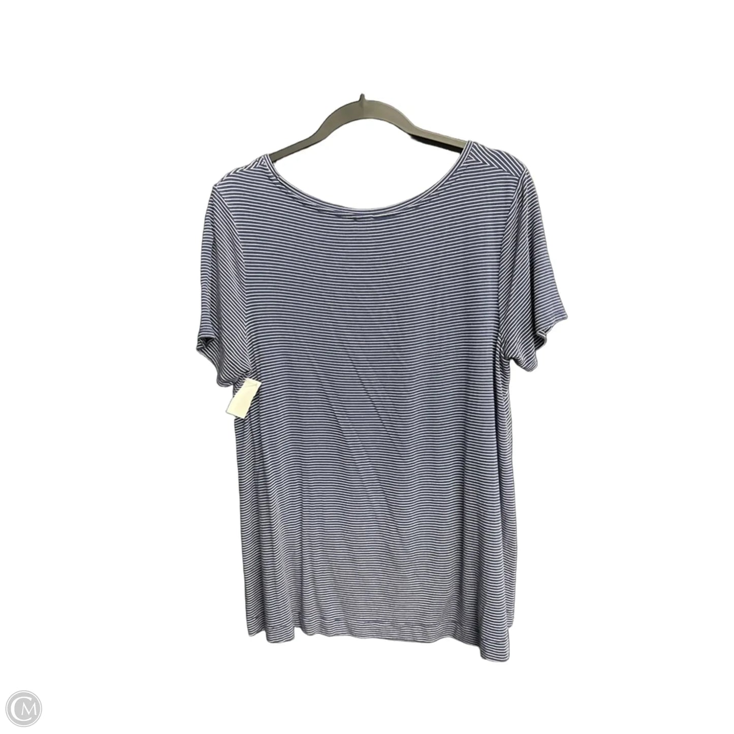 Top Short Sleeve By Old Navy In Striped Pattern, Size: M