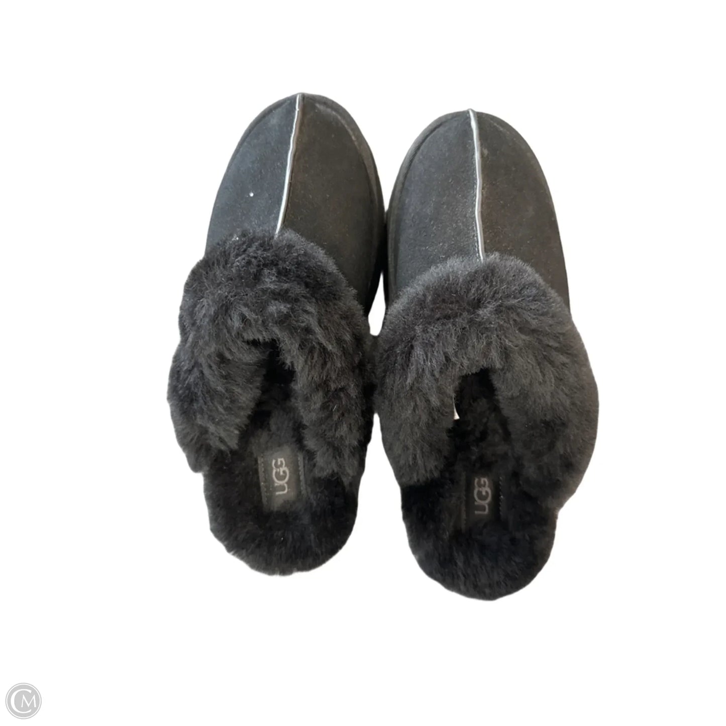 Slippers Designer By Ugg In Black, Size: 11