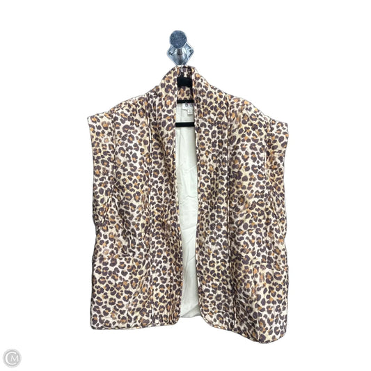 Vest Puffer & Quilted By Clothes Mentor In Animal Print, Size: S