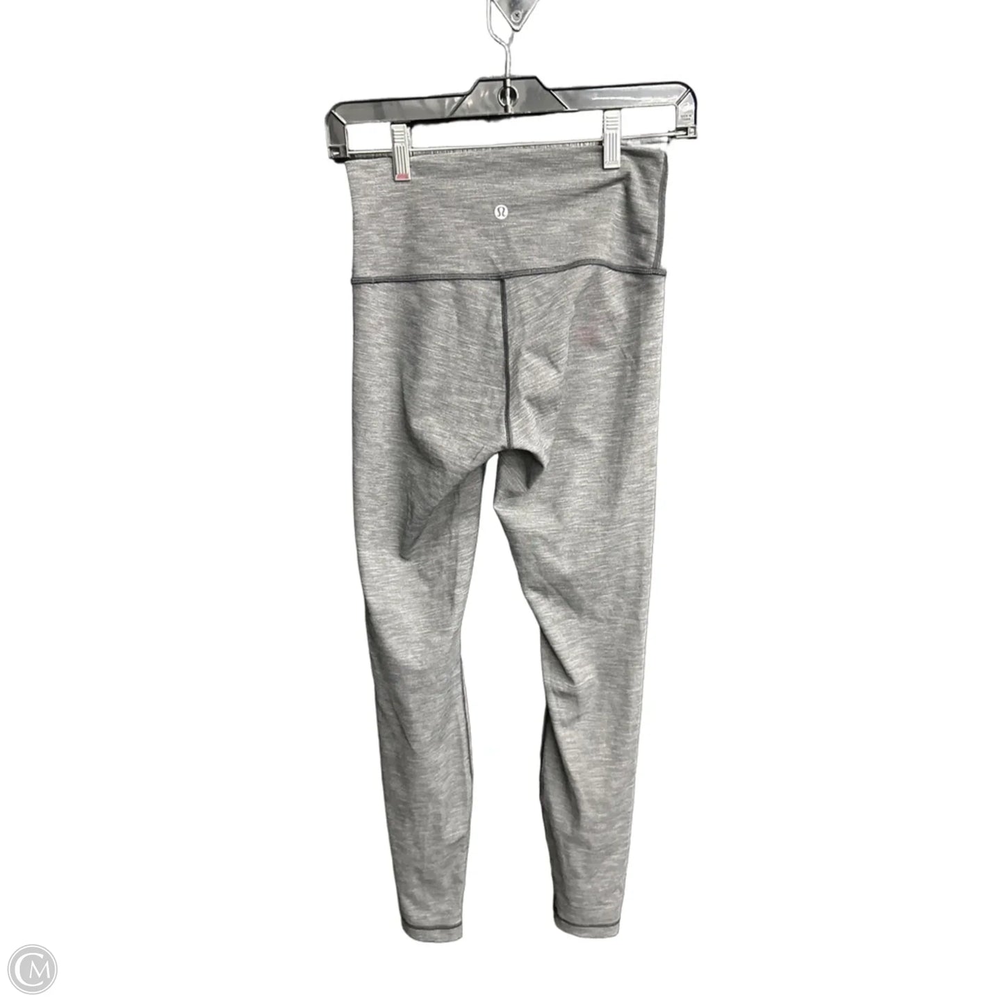 Athletic Leggings By Lululemon In Silver, Size: S