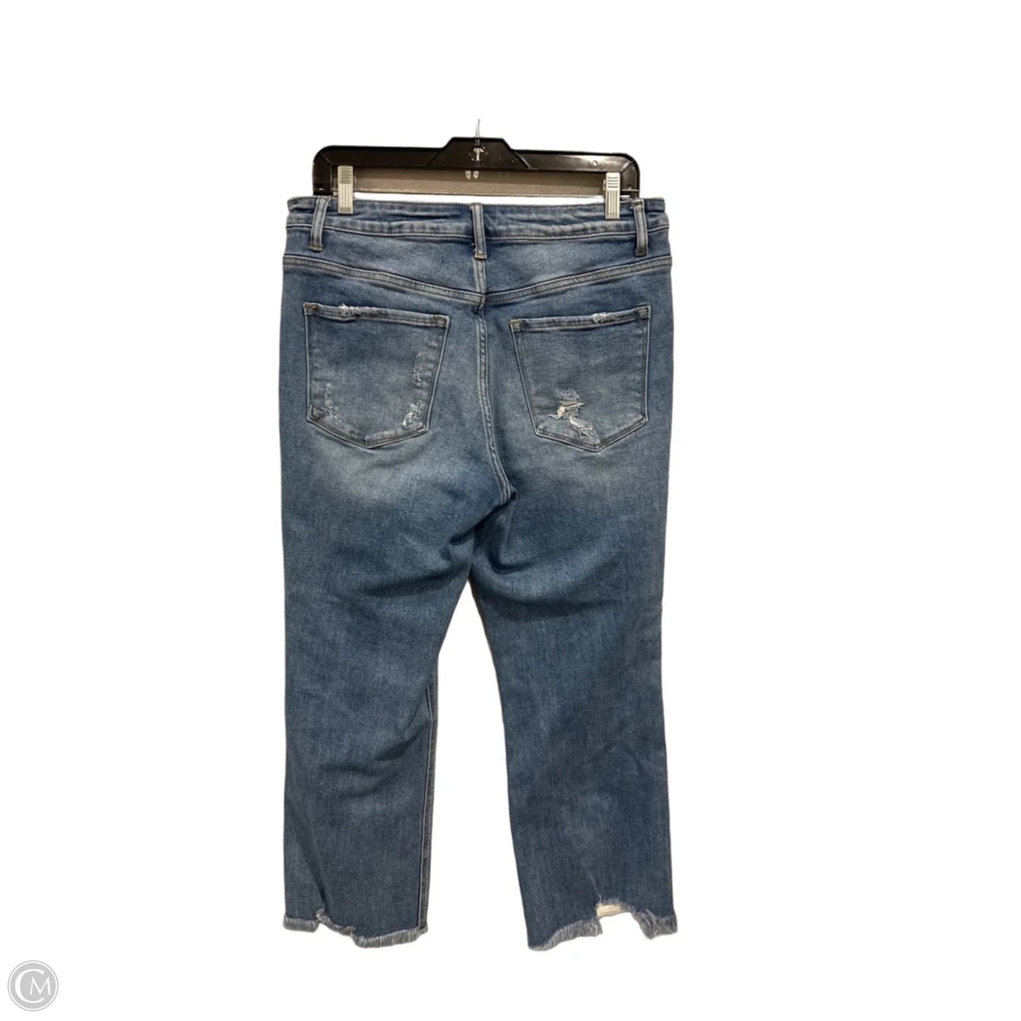 Jeans Straight By Vervet In Blue Denim, Size: 10