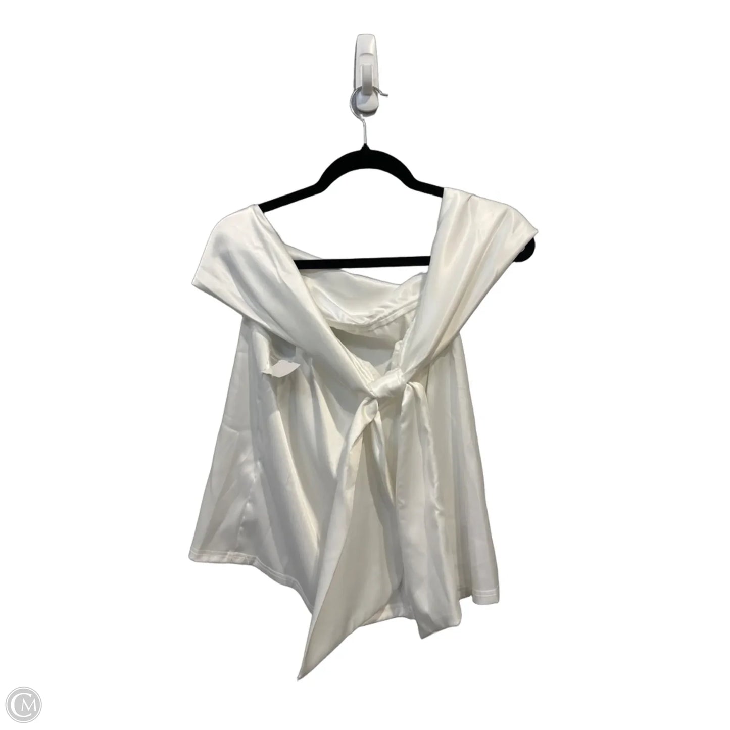 Top Sleeveless By Clothes Mentor In White, Size: L
