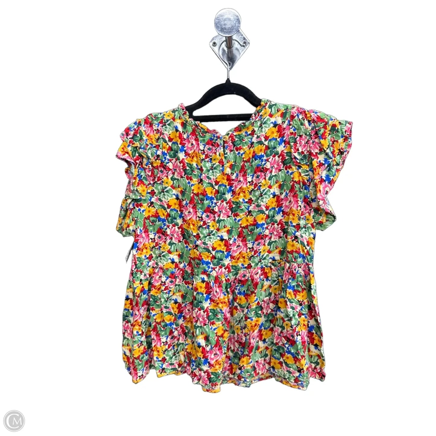 Top Sleeveless By Umgee In Floral Print, Size: M