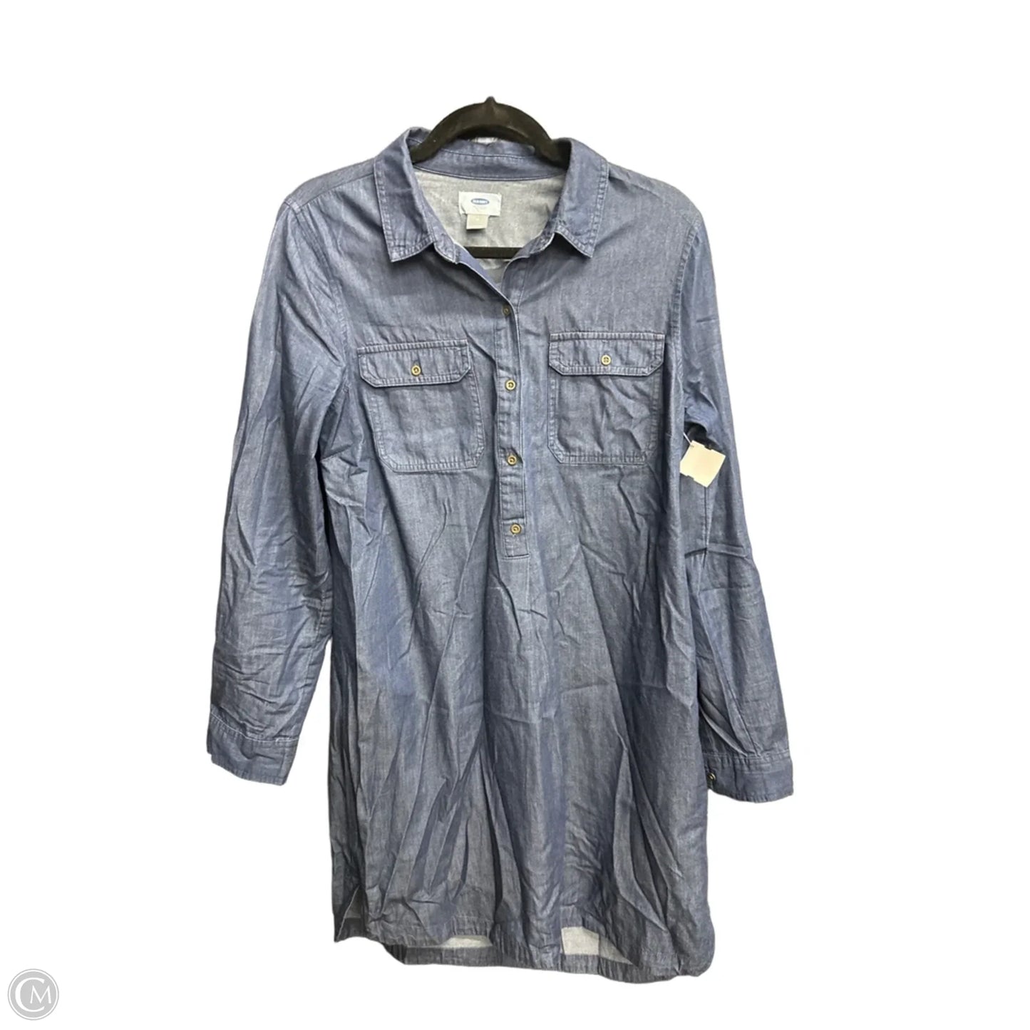 Dress Casual Short By Old Navy In Blue Denim, Size: M