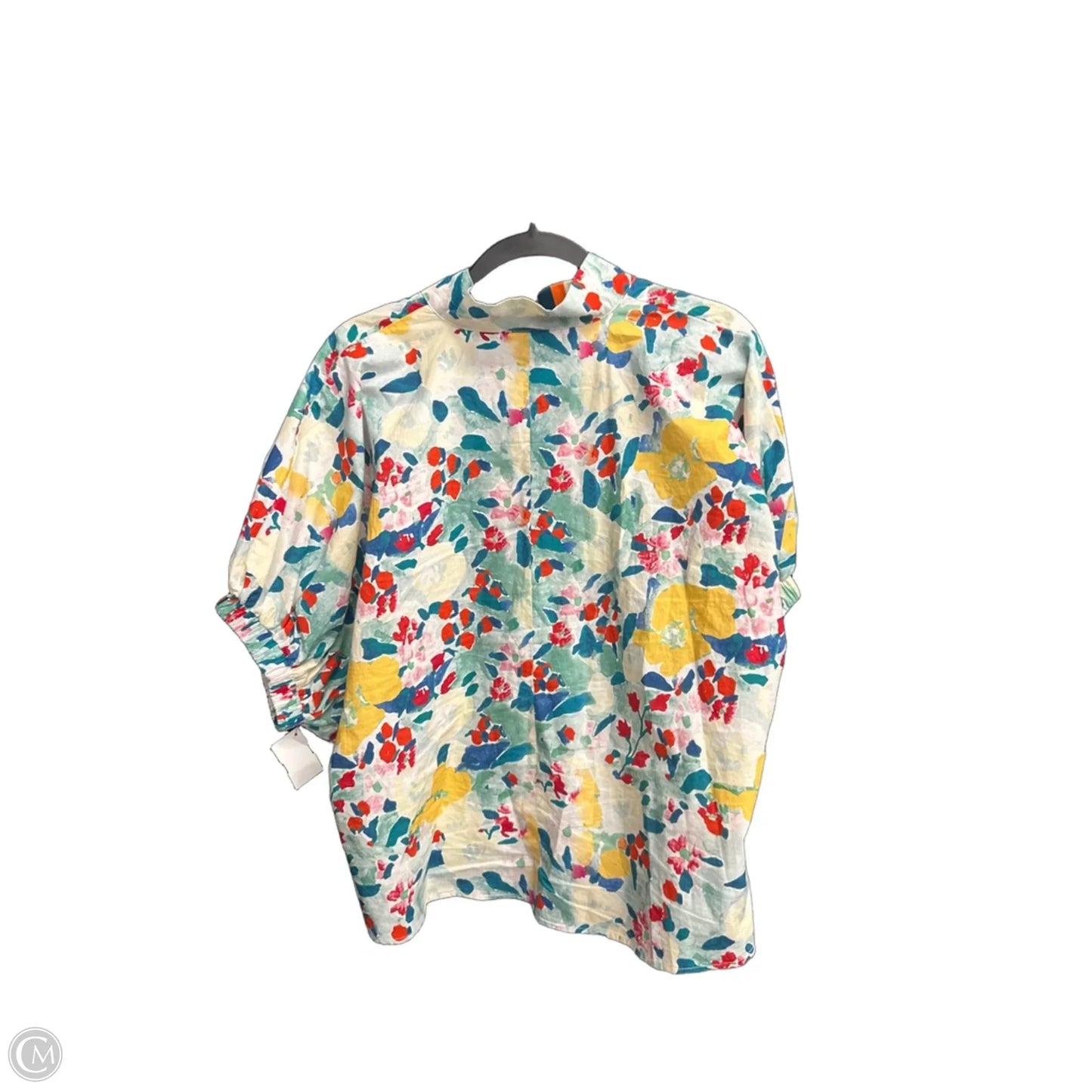 Top Short Sleeve By Entro In Floral Print, Size: M