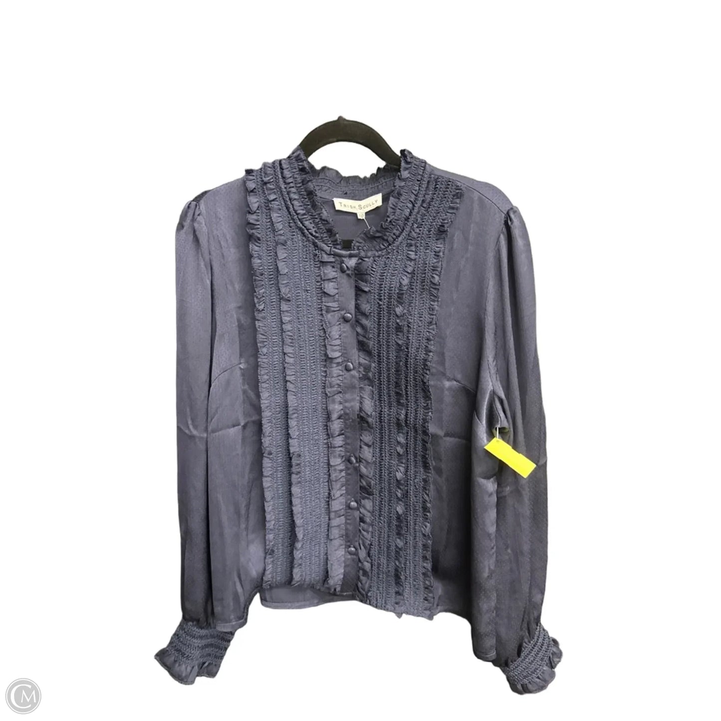 Top Long Sleeve By Clothes Mentor In Navy, Size: M