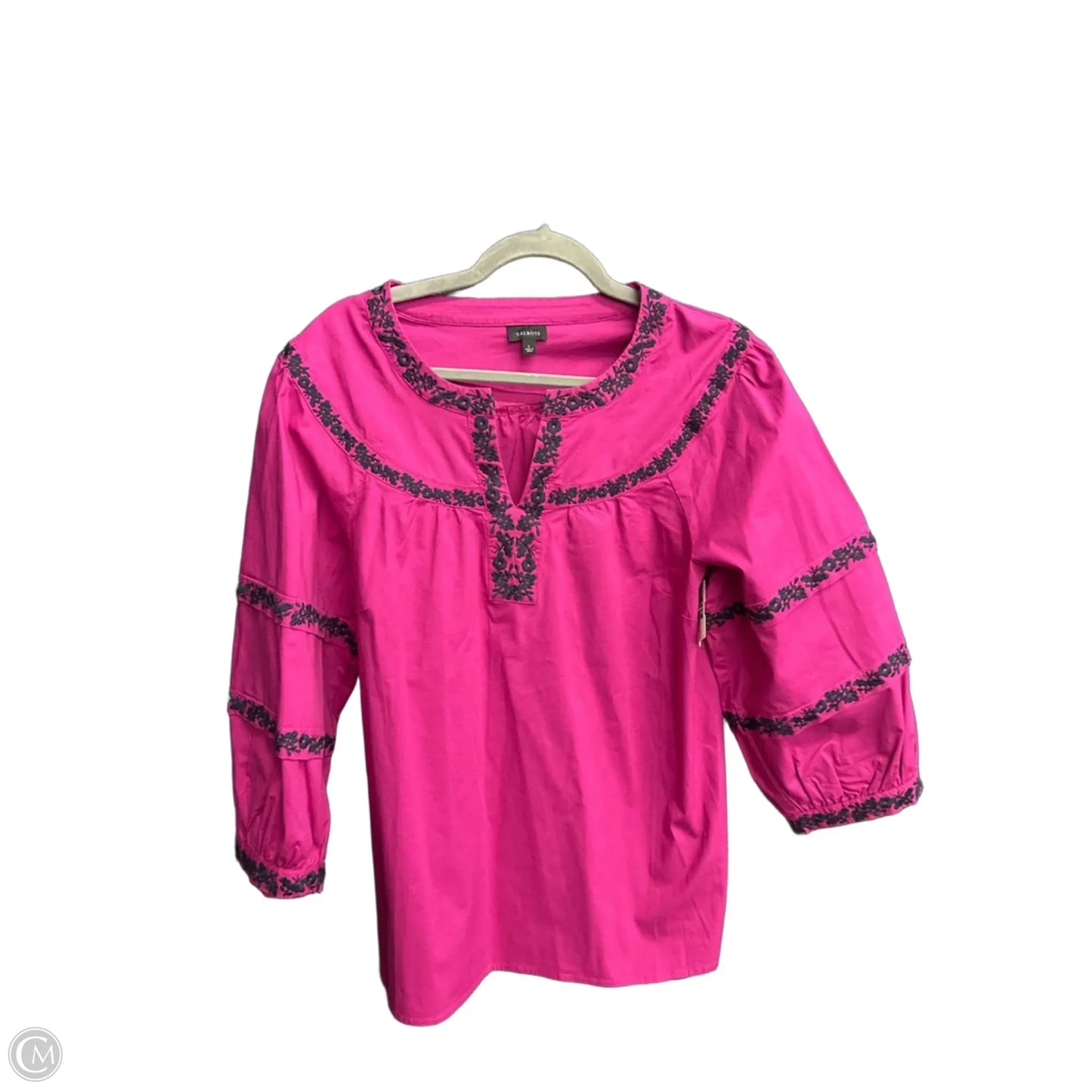 Top Long Sleeve By Talbots In Purple, Size: L
