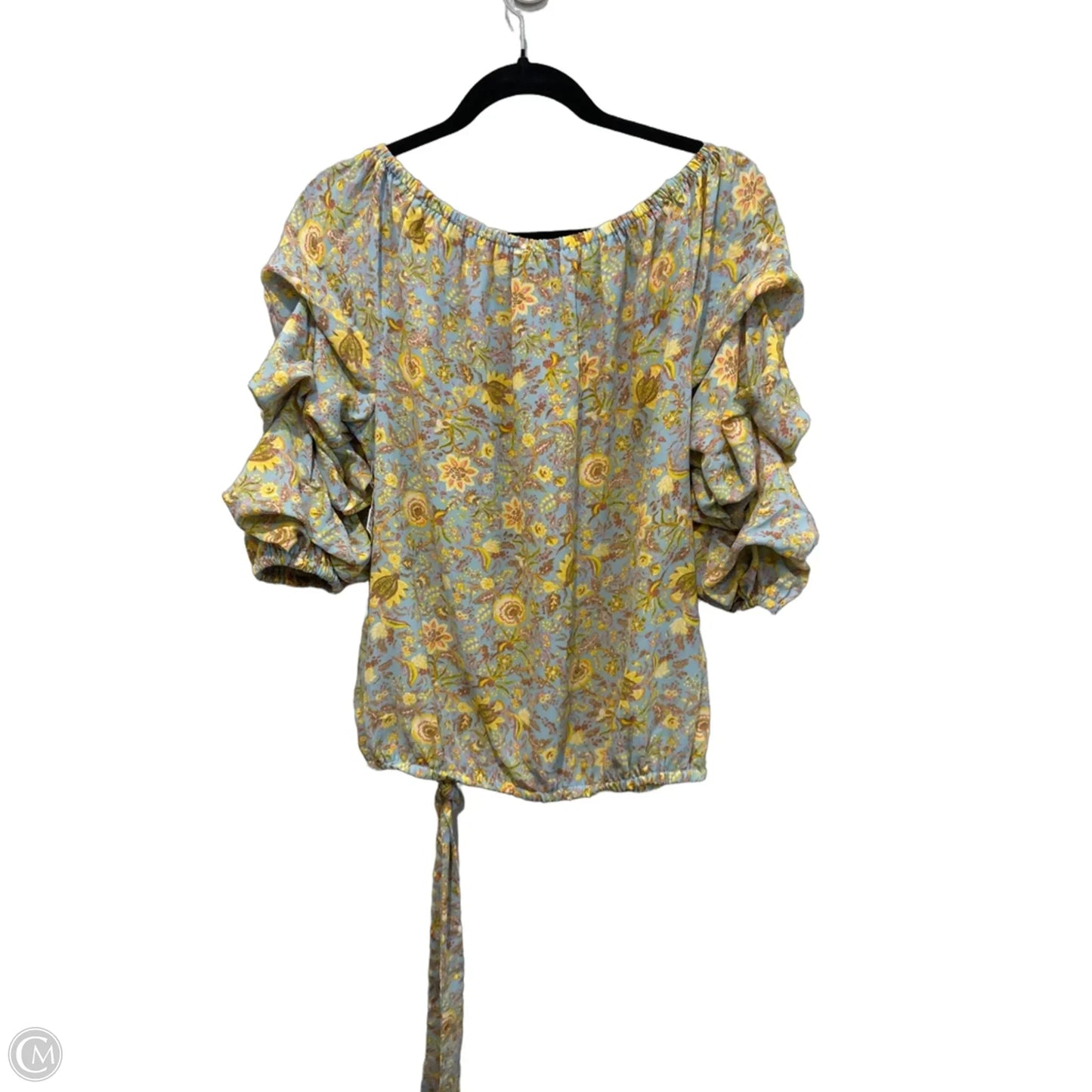 Top Short Sleeve By Cece In Floral Print, Size: M