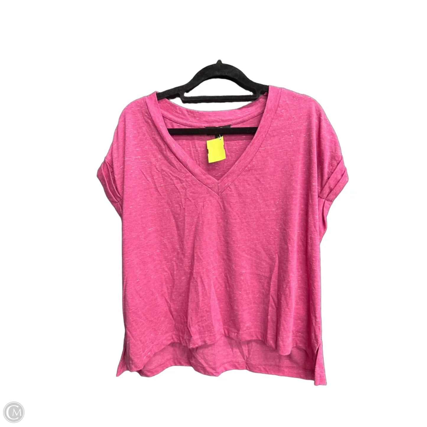 Top Short Sleeve Basic By Jessica Simpson In Pink, Size: Xl