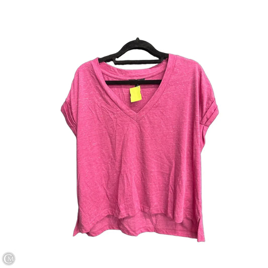 Top Short Sleeve Basic By Jessica Simpson In Pink, Size: Xl