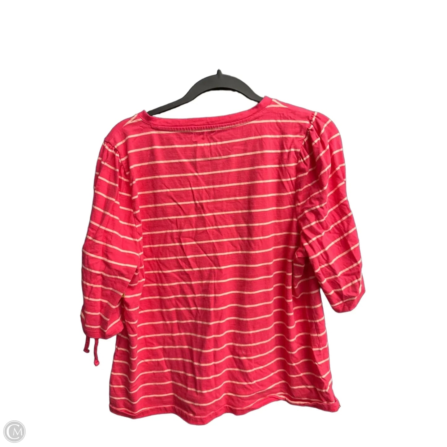 Top 3/4 Sleeve By Talbots In Striped Pattern, Size: Xlp