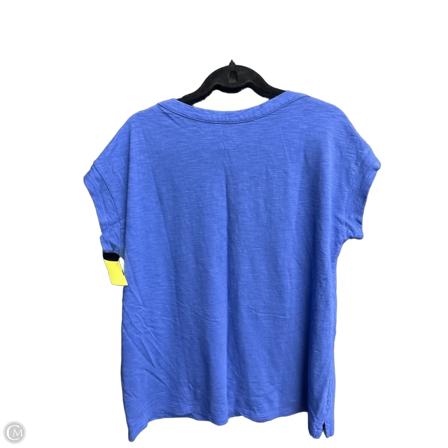 Top Short Sleeve By Talbots In Blue, Size: Xlp