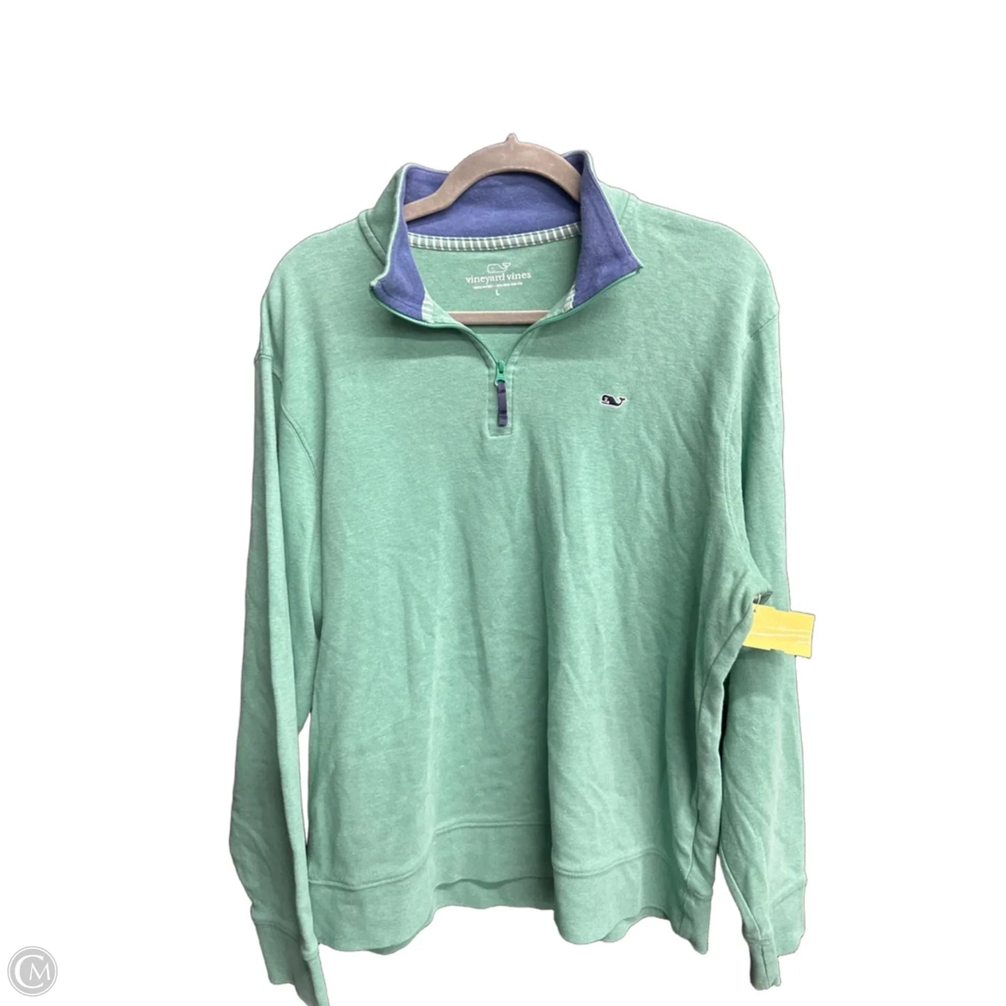 Top Long Sleeve By Vineyard Vines In Green, Size: L