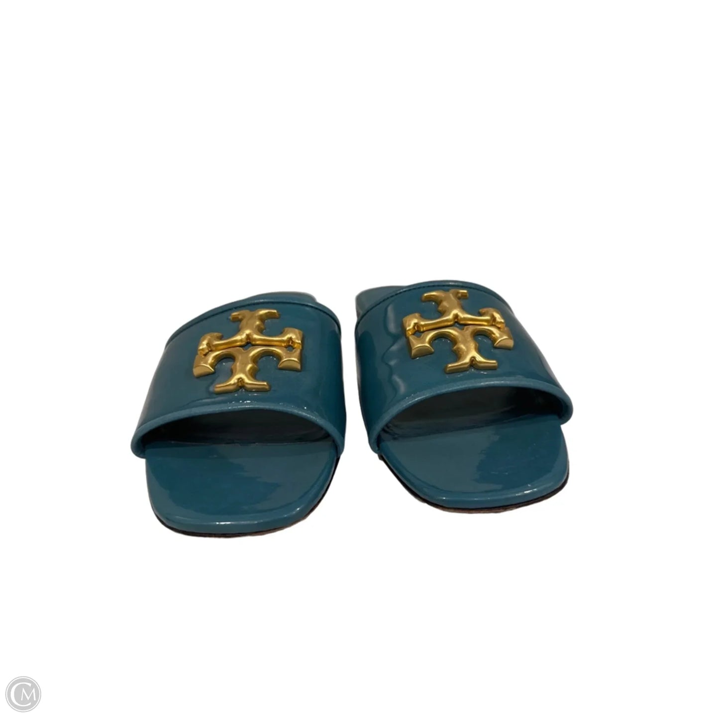Sandals Designer By Tory Burch In Teal, Size: 8.5