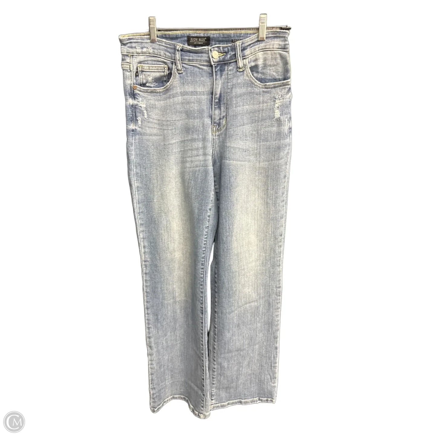 Jeans Straight By Judy Blue In Blue Denim, Size: 8