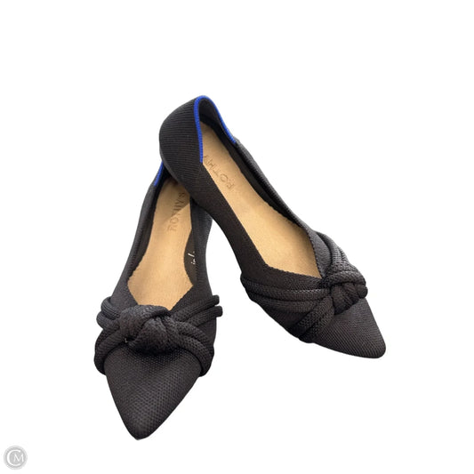 Shoes Flats By Rothys In Black, Size: 7.5
