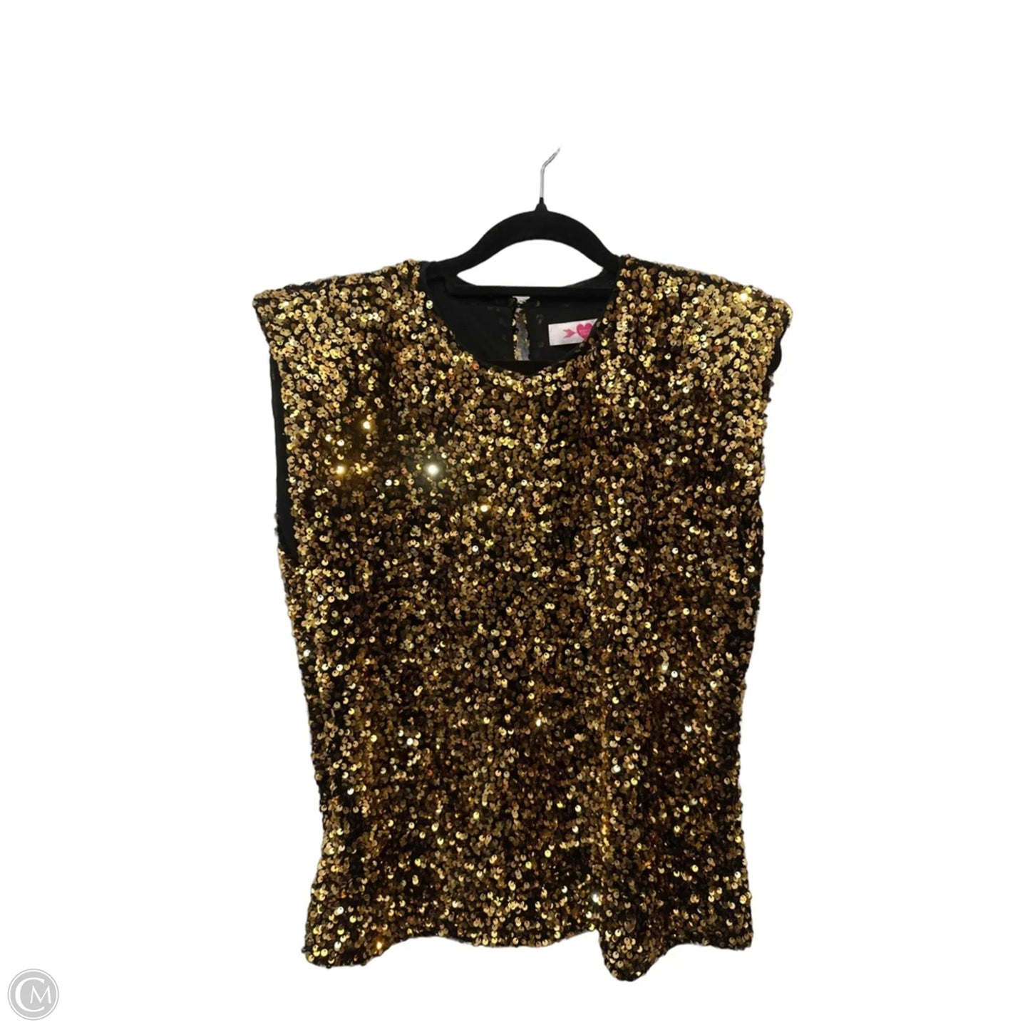 Top Short Sleeve By Buddy Love In Gold, Size: S