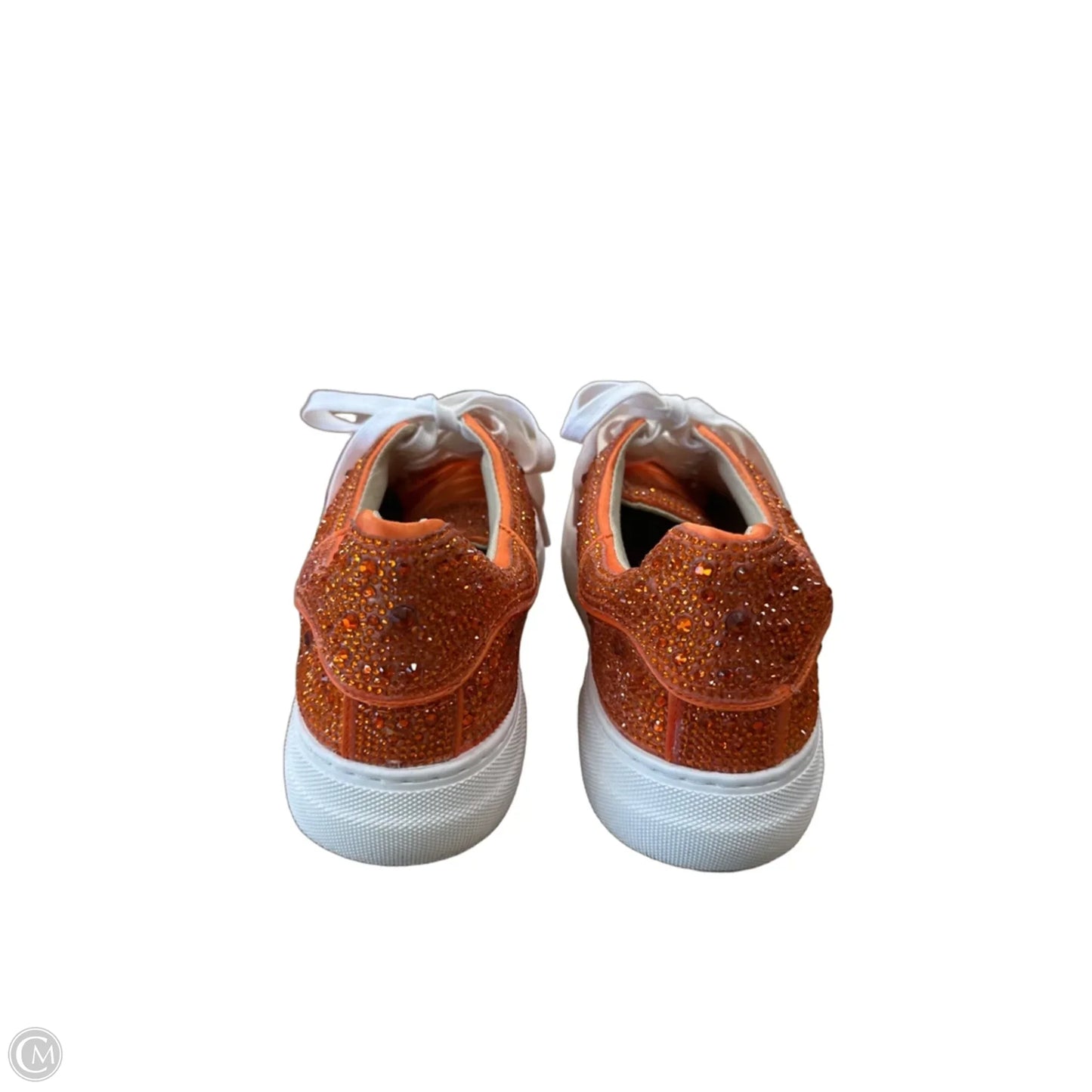 Shoes Sneakers By Betsey Johnson In Orange, Size: 7.5