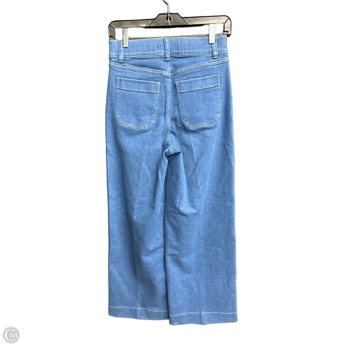 Jeans Wide Leg By Spanx In Blue Denim, Size: 2