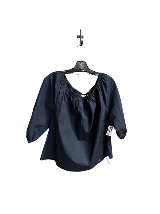 Navy Top 3/4 Sleeve Maeve, Size S