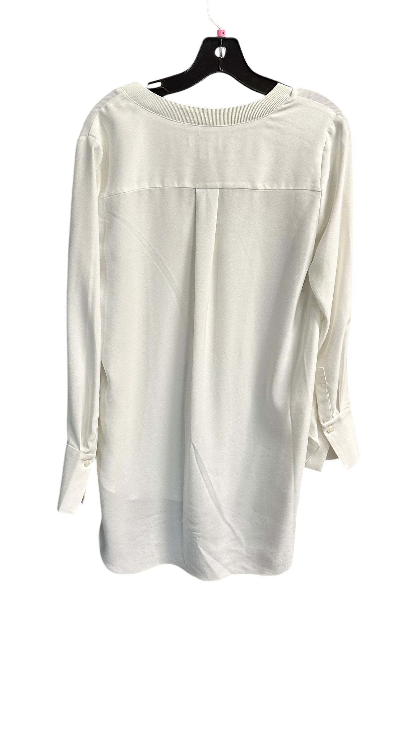 Top Long Sleeve By Nordstrom In White, Size: Xs