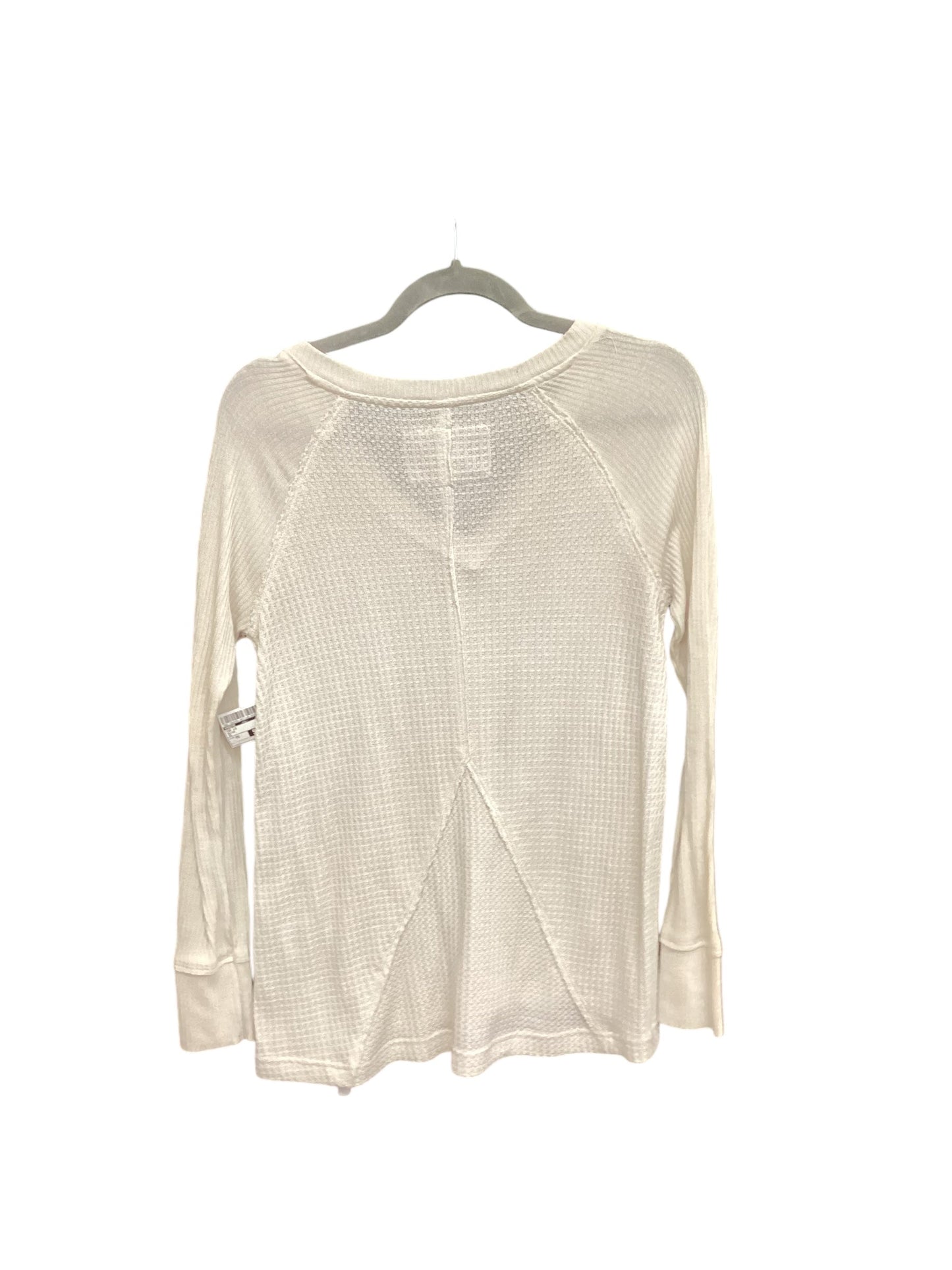 Top Long Sleeve By Maeve In Beige, Size: Xs