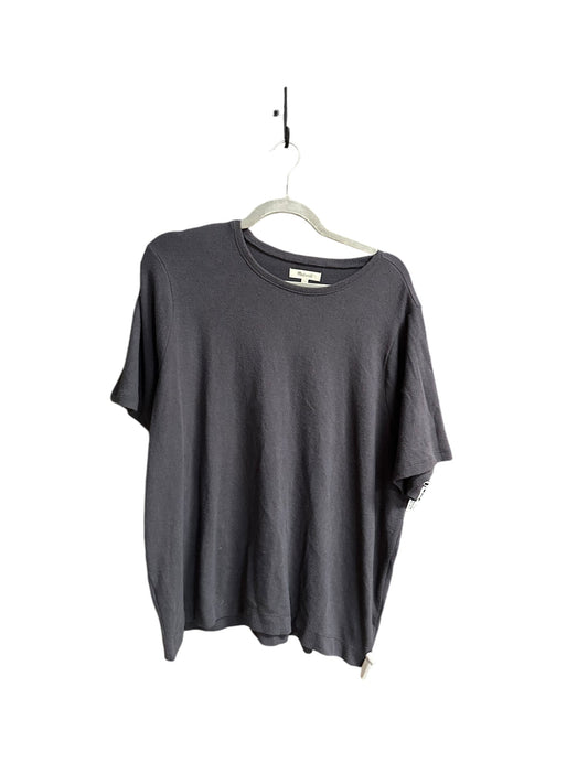 Top Short Sleeve By Madewell In Grey, Size: 2x