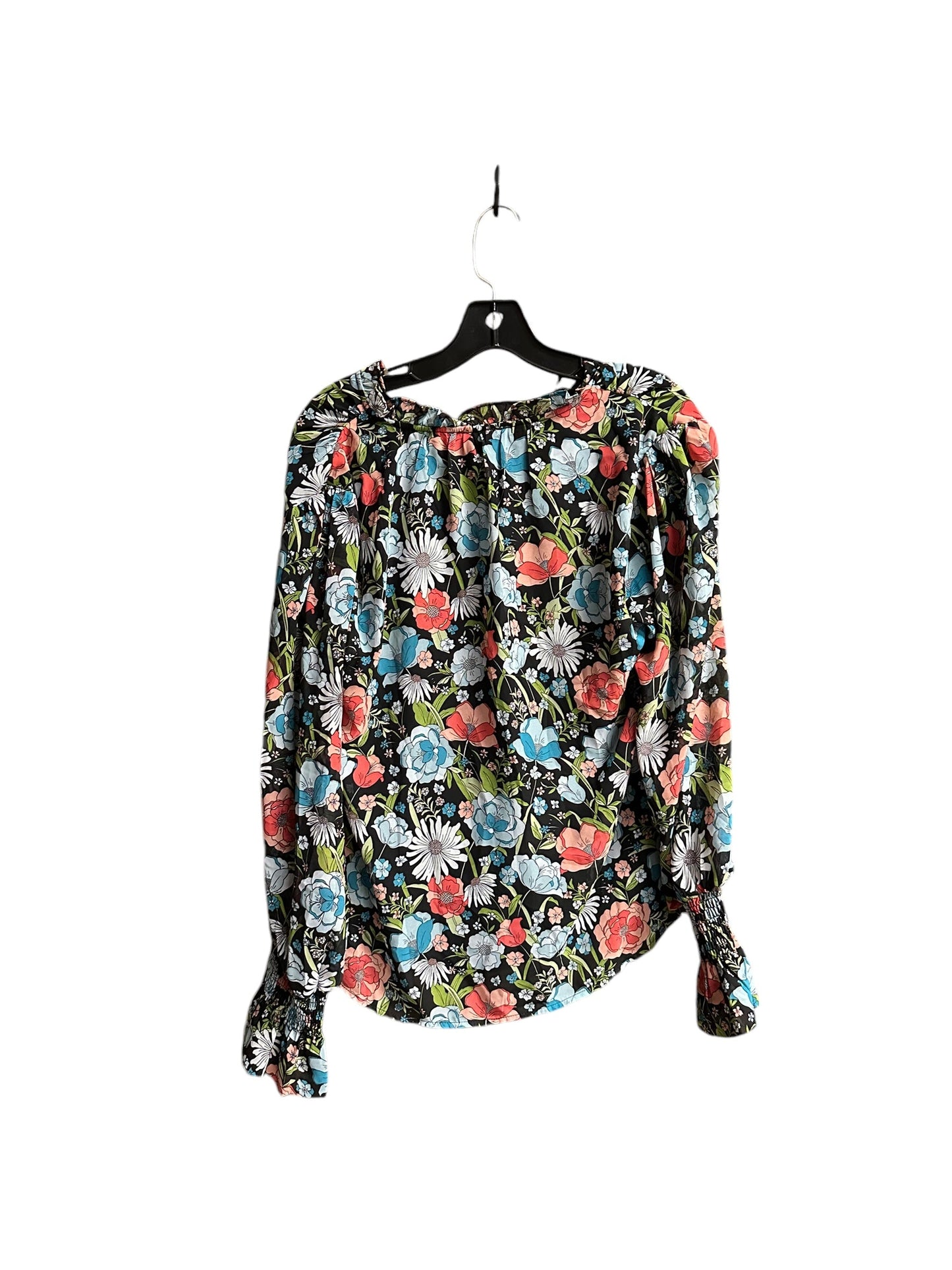 Top Long Sleeve By Jodifl In Floral Print, Size: M