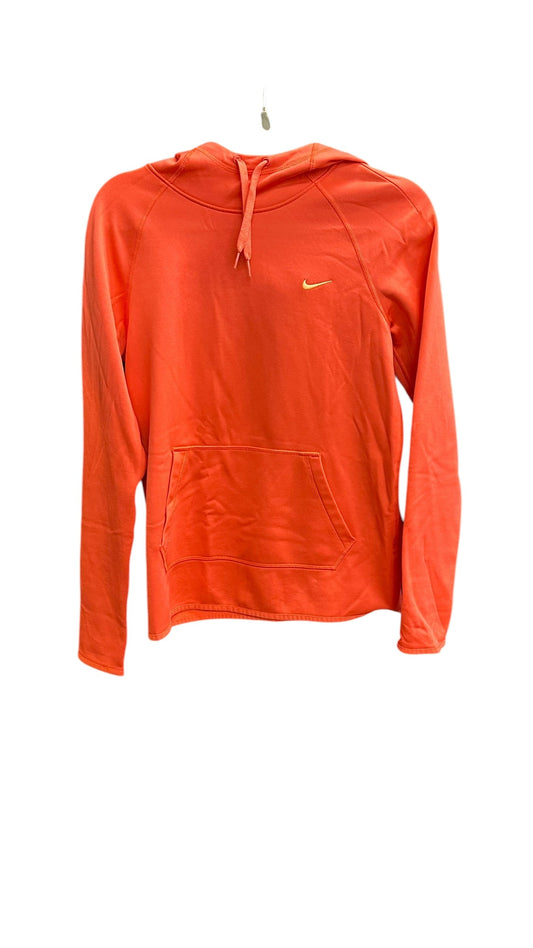 Athletic Sweatshirt Hoodie By Nike In Orange, Size: Xs