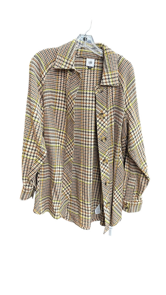 Jacket Other By Cabi In Checkered Pattern, Size: S