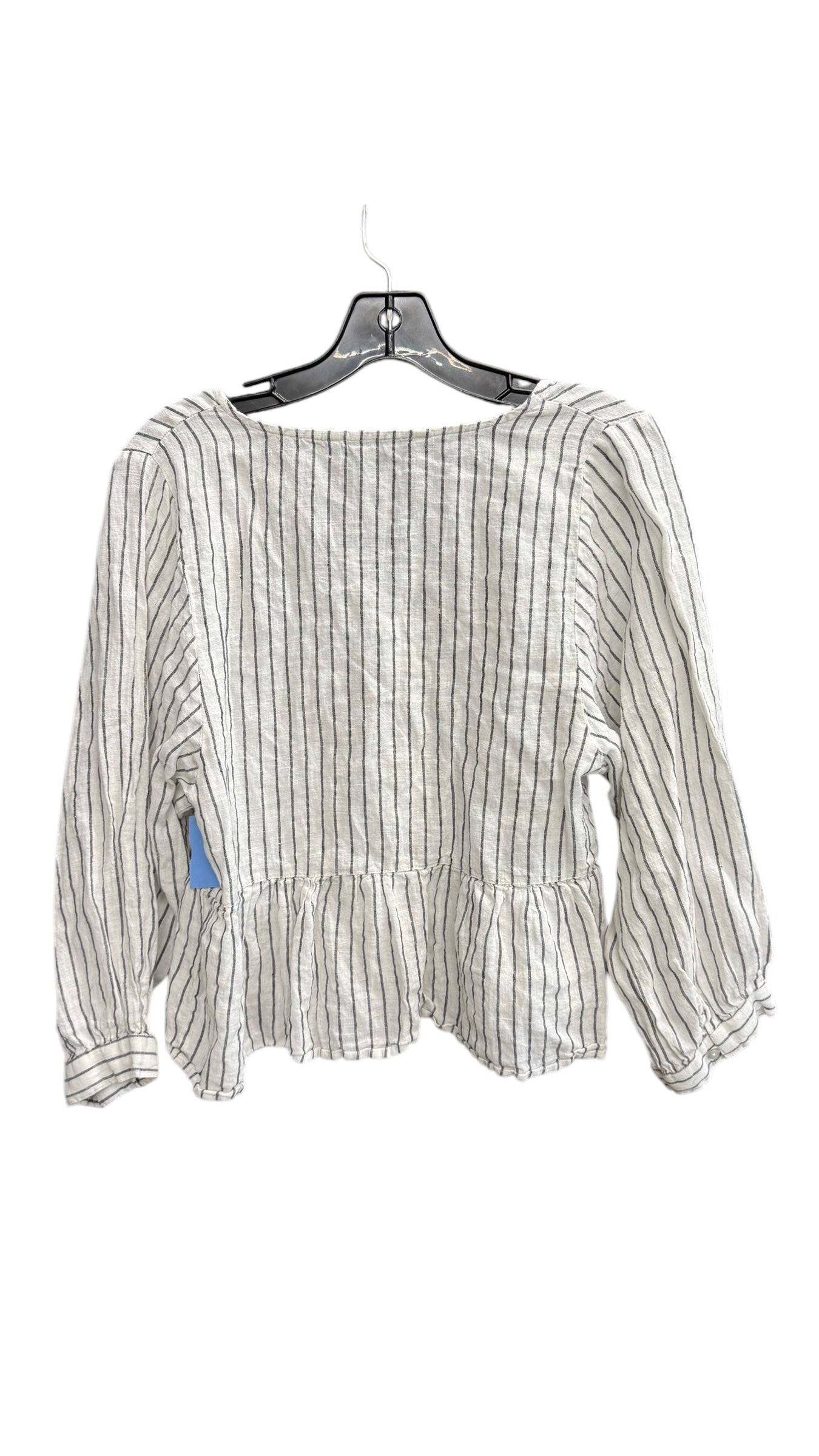 Top Long Sleeve By Zara Basic In Multi-colored, Size: M