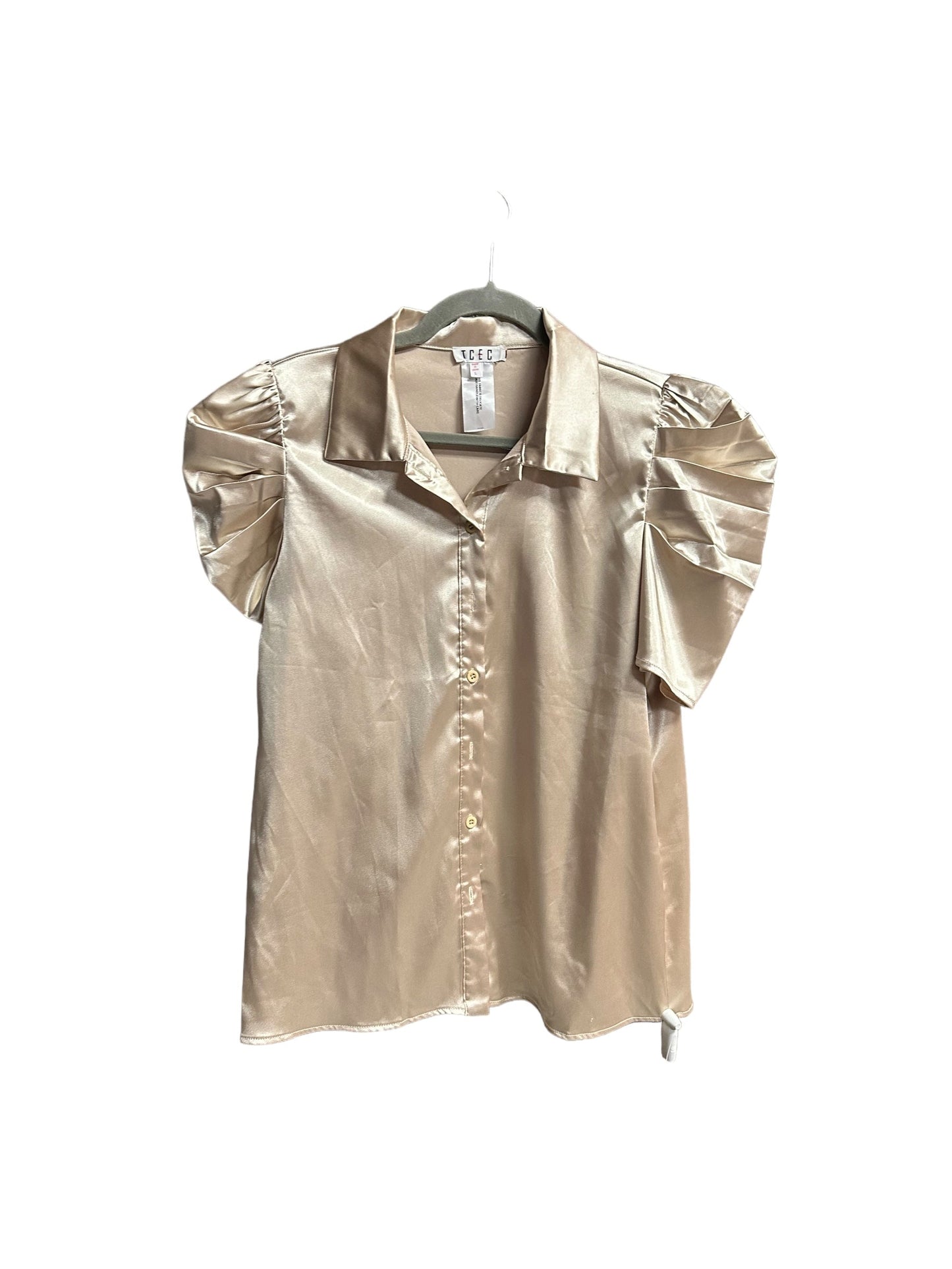 Gold Top Short Sleeve Tcec, Size L