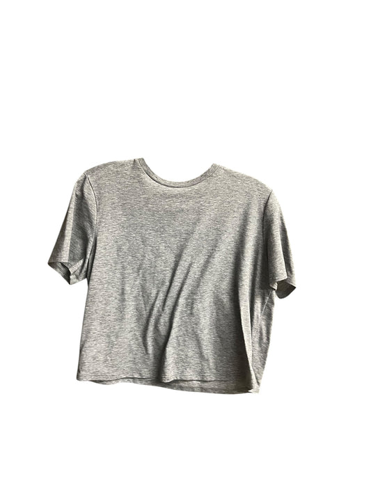 Athletic Top Short Sleeve By Outdoor Voices In Grey, Size: S