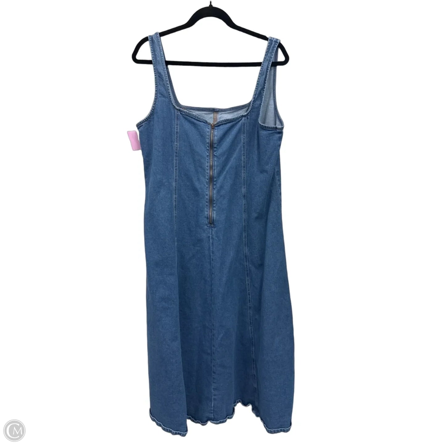 Dress Casual Maxi By Old Navy In Blue Denim, Size: Xl