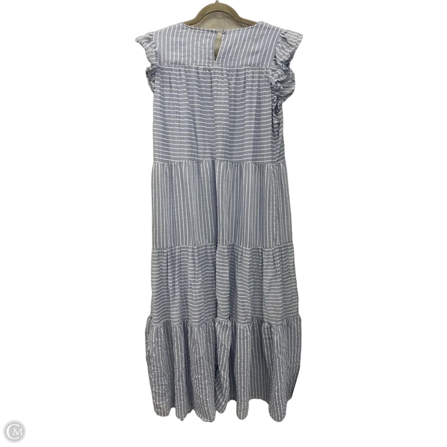 Dress Casual Maxi By Entro In Striped Pattern, Size: L