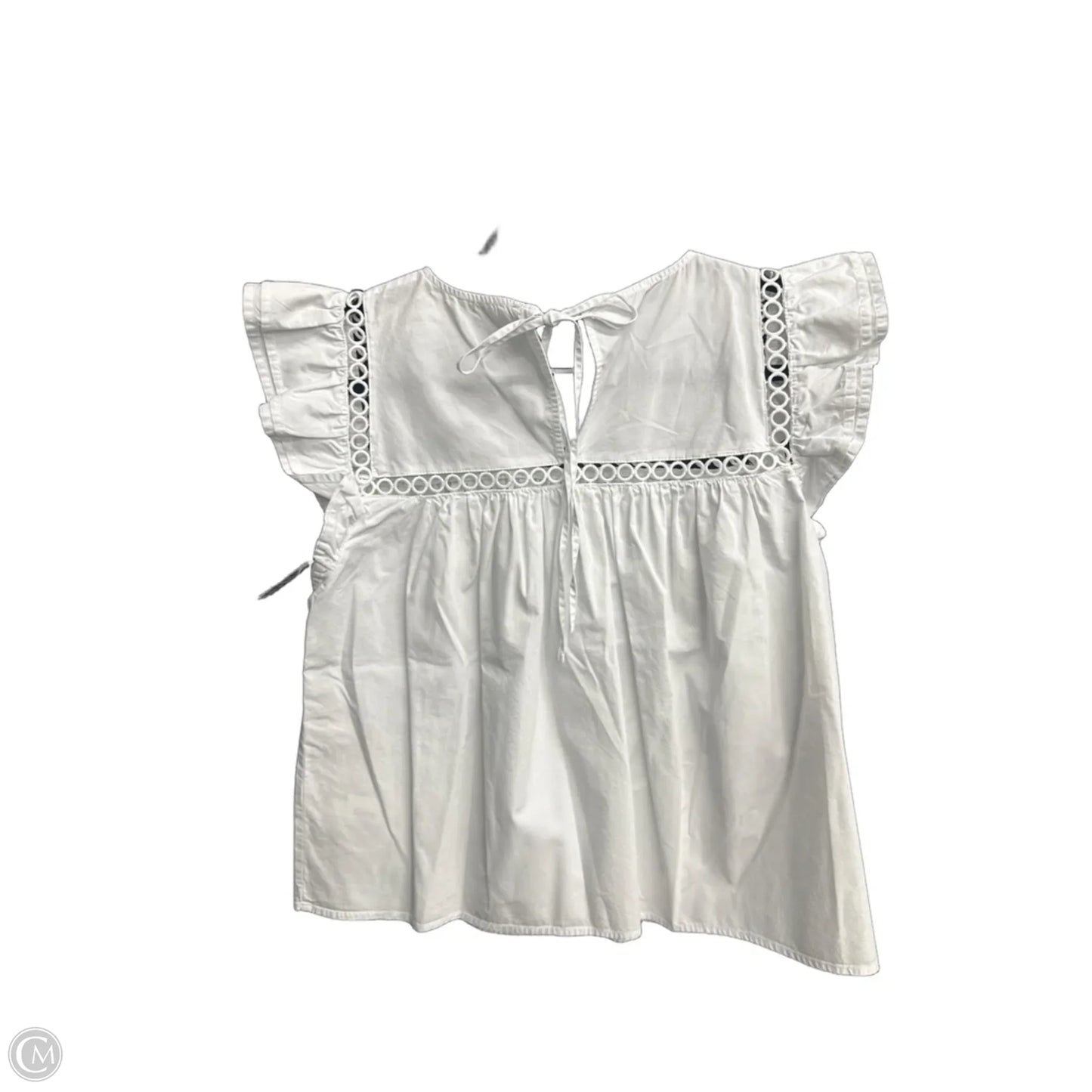Blouse Sleeveless By Clothes Mentor In White, Size: M