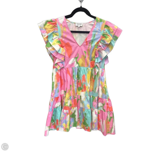 Dress Casual Midi By Crosby In Multi-colored, Size: M