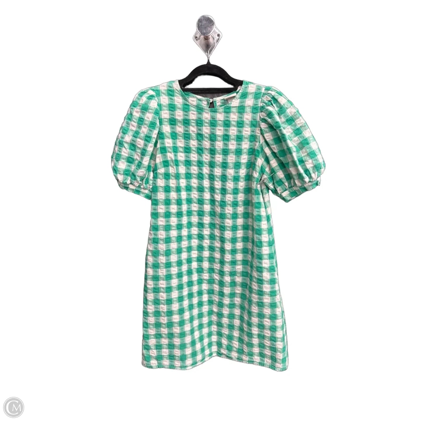 Dress Casual Midi By A New Day In Plaid Pattern, Size: S