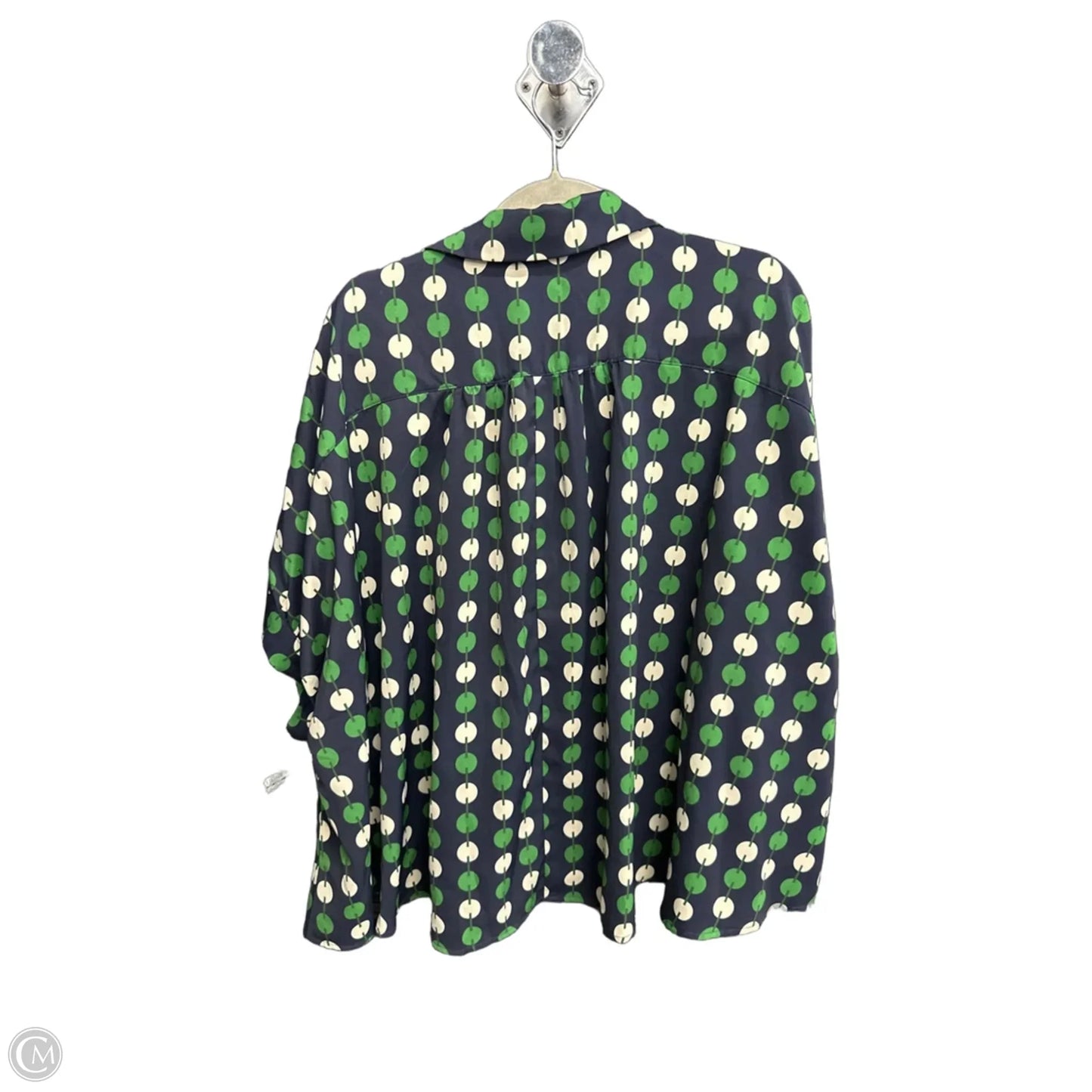Top Short Sleeve By Ee Some In Polkadot Pattern, Size: S