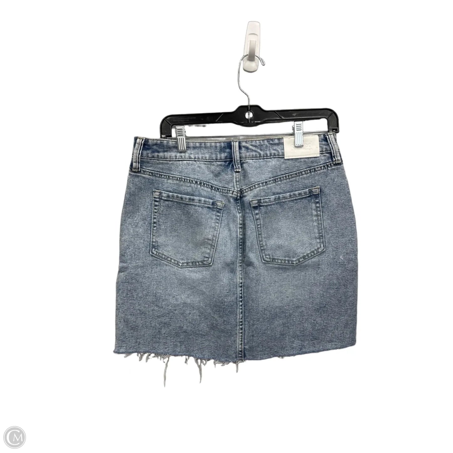 Skirt Midi By Clothes Mentor In Blue Denim, Size: 6