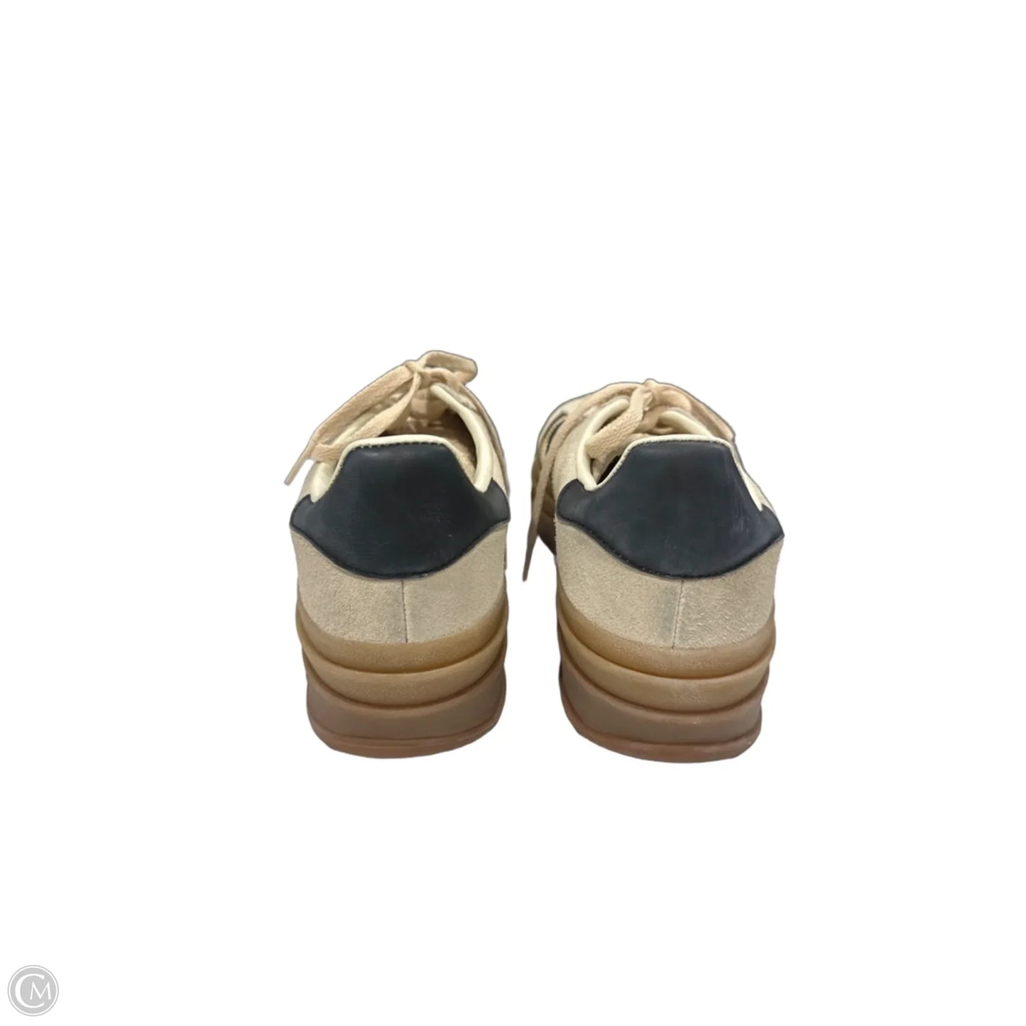 Shoes Sneakers Platform By Adidas In Blue & Cream, Size: 8.5