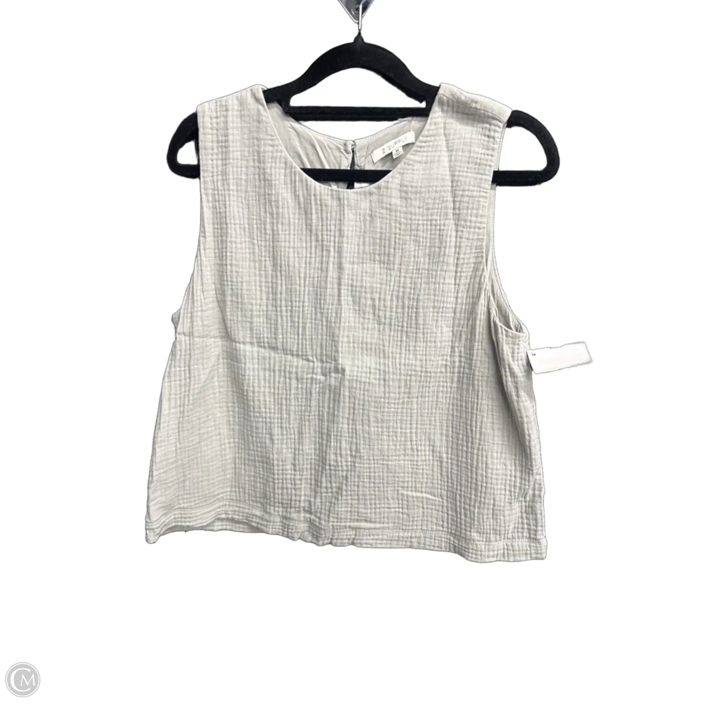 Top Sleeveless By Z Supply In Green, Size: M